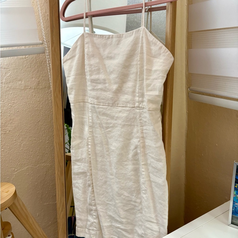 HALSTON WHITE DRESS ☁️✨ - Picture 3 of 5